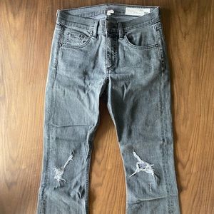 Rag&Bone cropped flare jeans - grey size 24 (0-4)